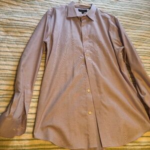 Banana Republic L Purple Long Sleeve Button Down Shirt